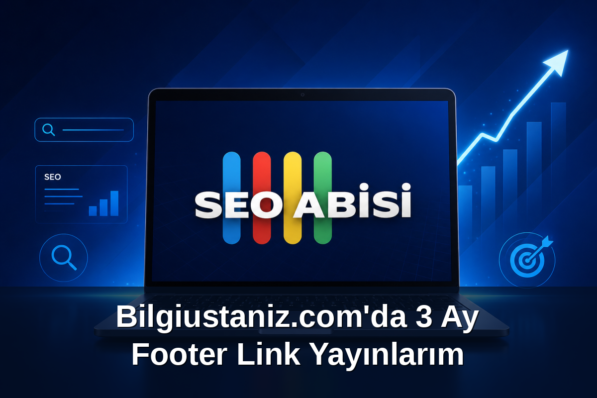 Bilgiustaniz.com'da 3 Ay Footer Link Yayınlarım