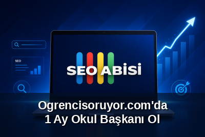 Ogrencisoruyor.com'da 1 Ay Okul Başkanı Ol